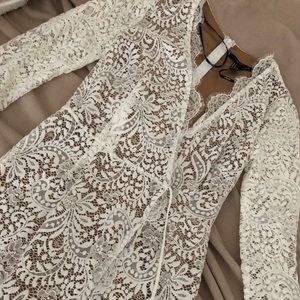 Wrap lace romper from forever 21